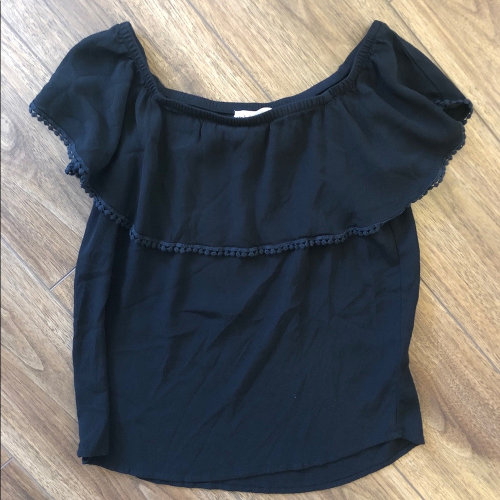 Black Flowy top